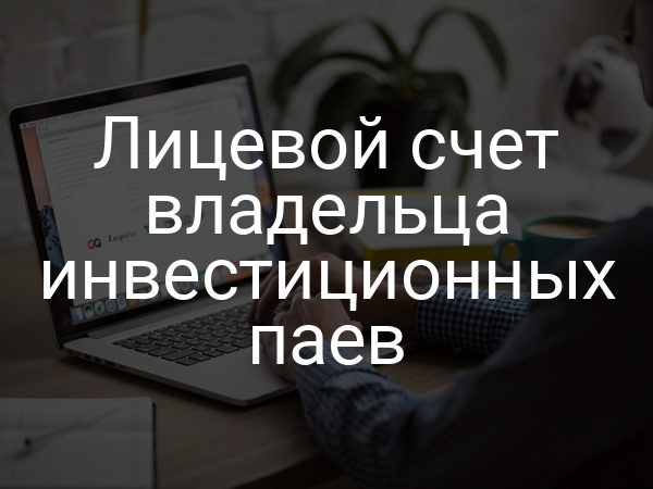 Лицевой счет владельца инвестиционных паев
