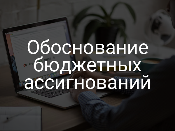 Обоснование бюджетных ассигнований