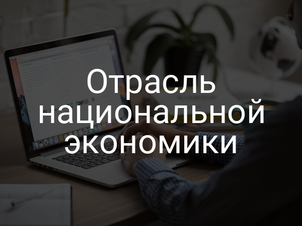 Отрасль национальной экономики