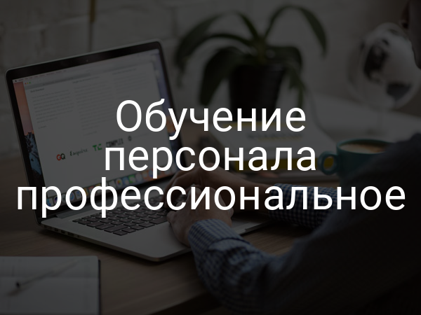 Обучение персонала профессиональное