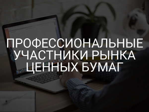 Профессиональные участники рынка ценных бумаг