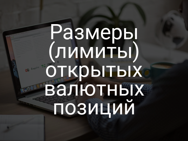 Размеры (лимиты) открытых валютных позиций
