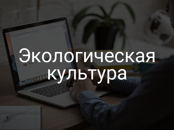Экологическая культура