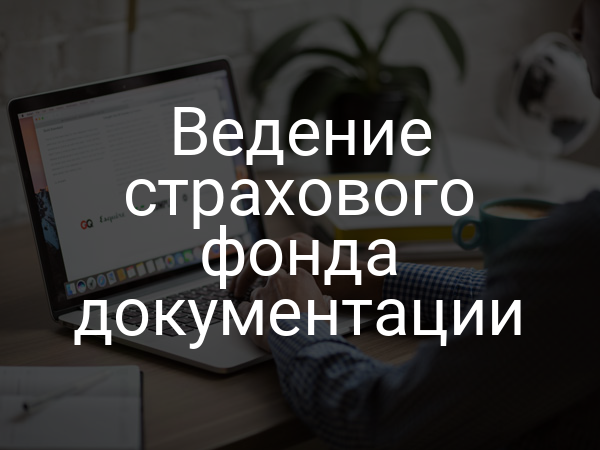 Ведение страхового фонда документации