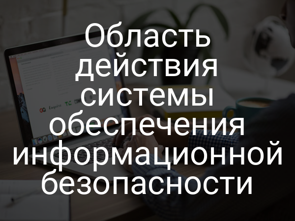 Область действия системы обеспечения информационной безопасности