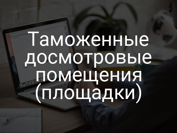 Таможенные досмотровые помещения (площадки)