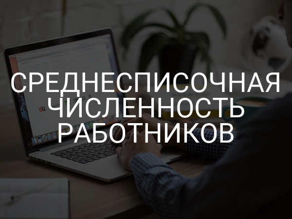 Среднесписочная численность работников