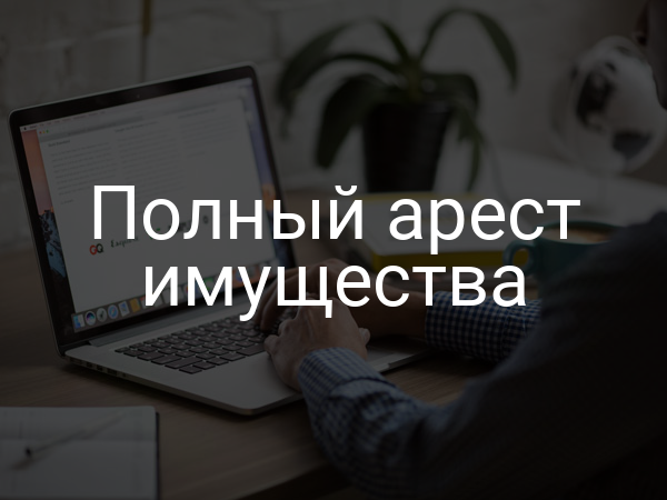 Полный арест имущества