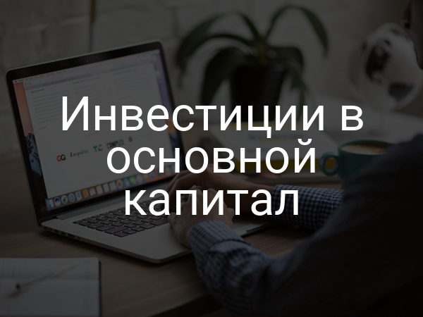 Инвестиции в основной капитал