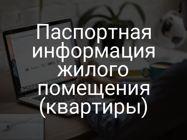 Паспортная информация жилого помещения (квартиры)