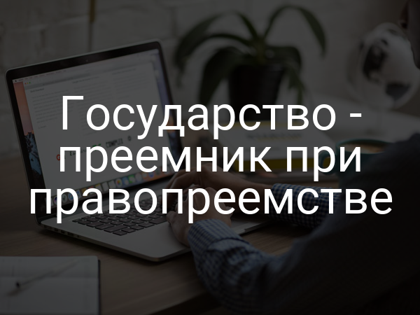 Государство - преемник при правопреемстве