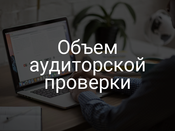 Объем аудиторской проверки