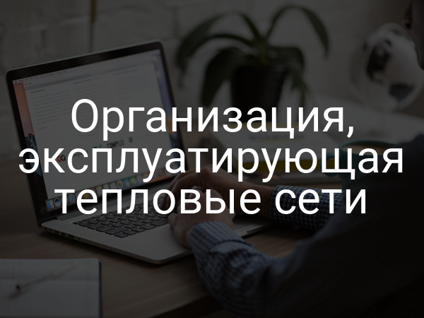 Организация, эксплуатирующая тепловые сети