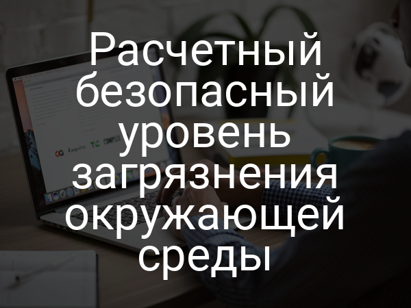 Расчетный безопасный уровень загрязнения окружающей среды