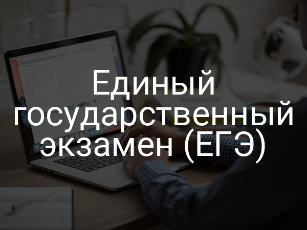 Единый государственный экзамен (ЕГЭ)