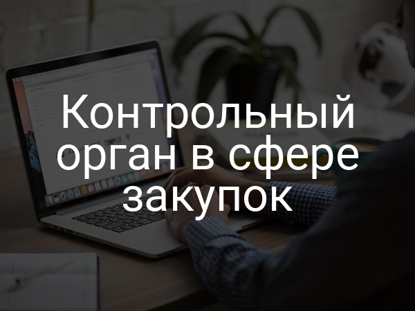 Контрольный орган в сфере закупок