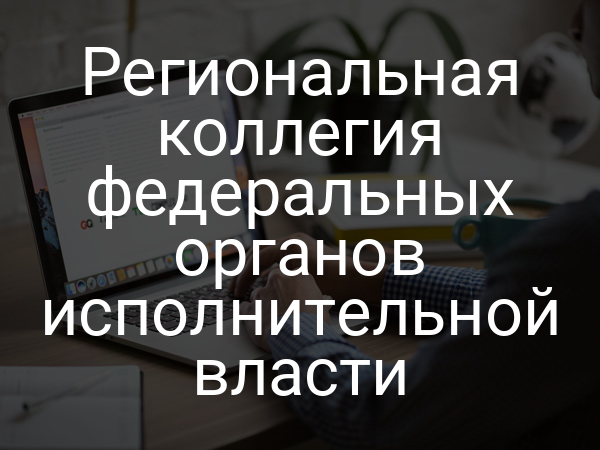 Региональная коллегия федеральных органов исполнительной власти