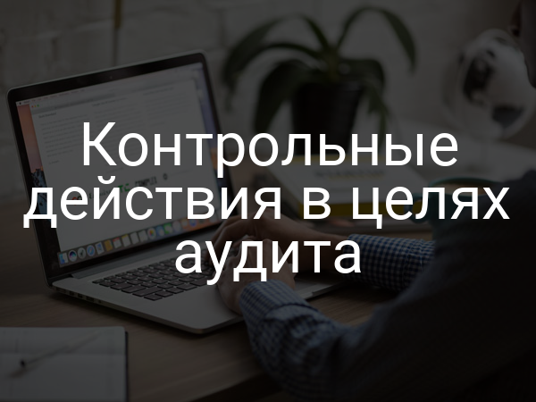 Контрольные действия в целях аудита
