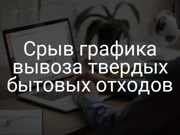 Срыв графика вывоза твердых бытовых отходов