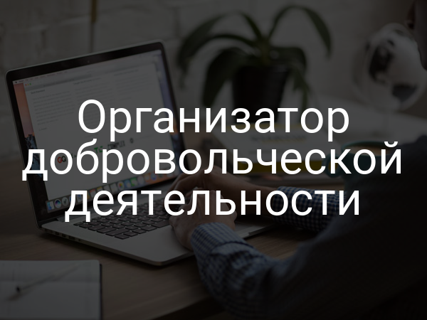 Организатор добровольческой деятельности