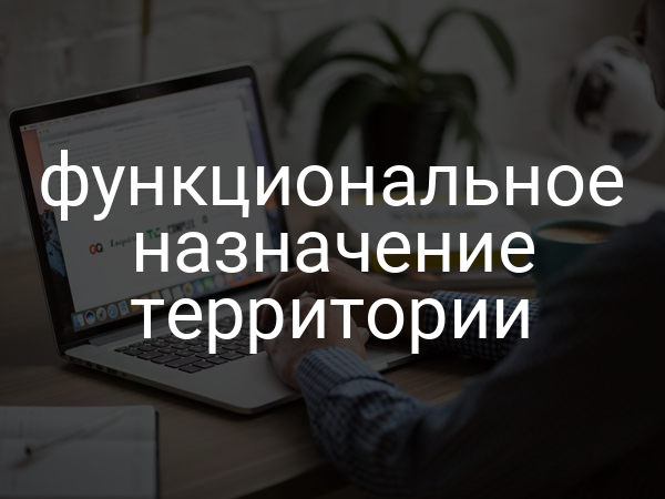 Функциональное назначение территории