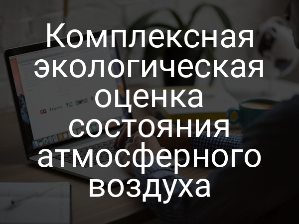 Комплексная экологическая оценка состояния атмосферного воздуха