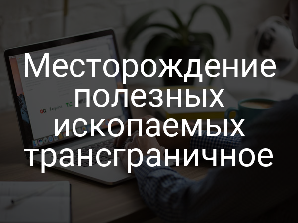 Месторождение полезных ископаемых трансграничное
