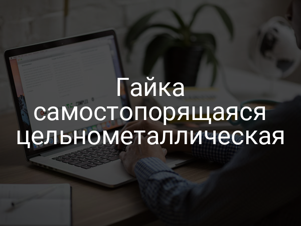 Гайка самостопорящаяся цельнометаллическая