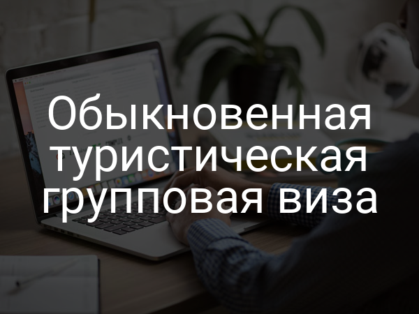 Обыкновенная туристическая групповая виза