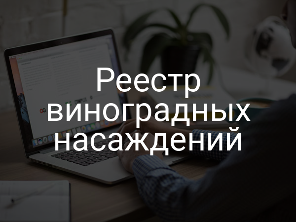 Реестр виноградных насаждений
