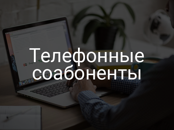 Телефонные соабоненты