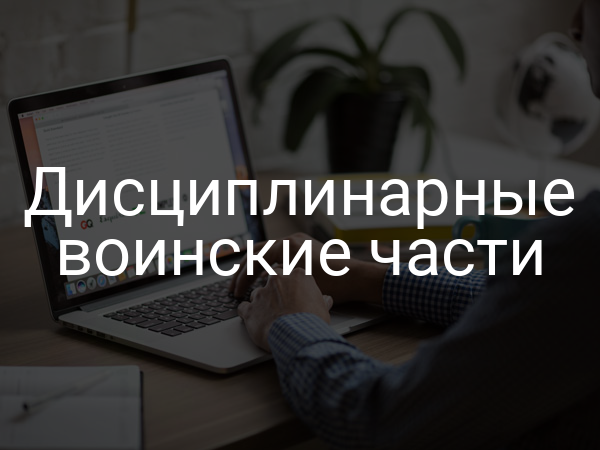 Дисциплинарные воинские части