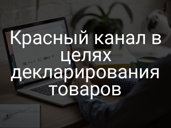 Красный канал в целях декларирования товаров