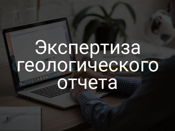 Экспертиза геологического отчета