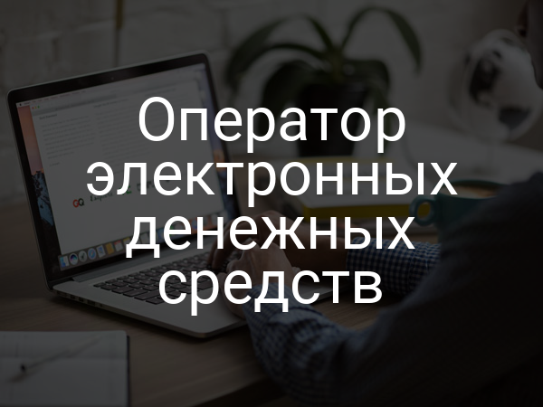 Оператор электронных денежных средств