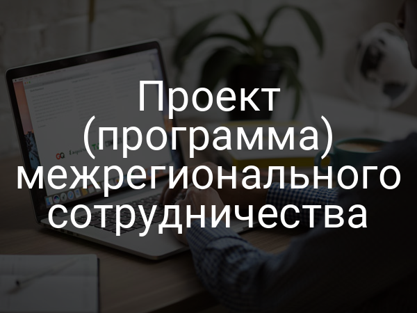 Проект (программа) межрегионального сотрудничества