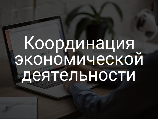 Координация экономической деятельности