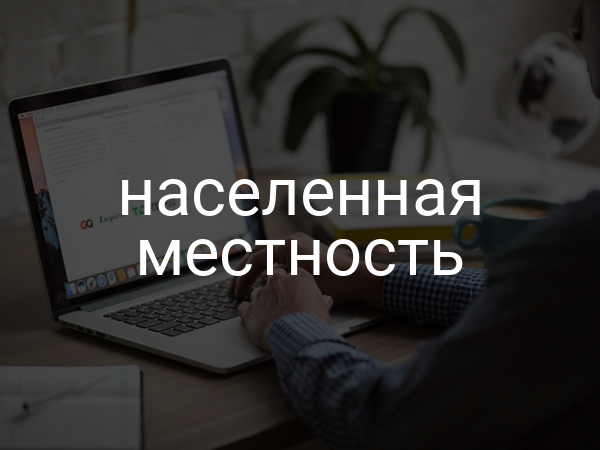 Населенная местность