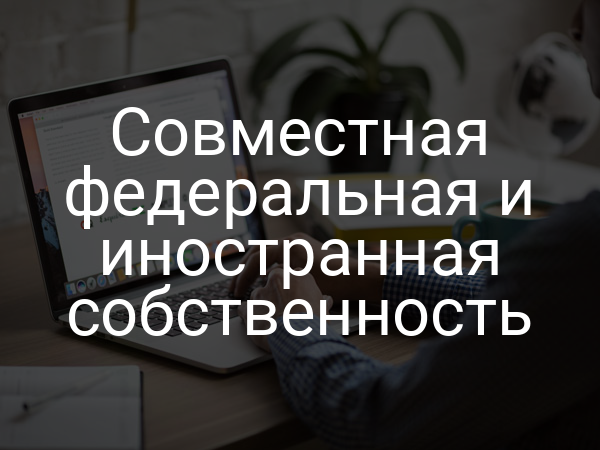 Совместная федеральная и иностранная собственность