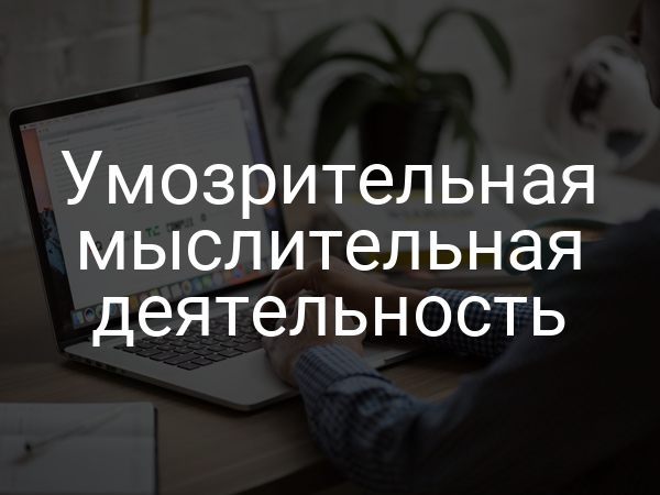 Умозрительная мыслительная деятельность