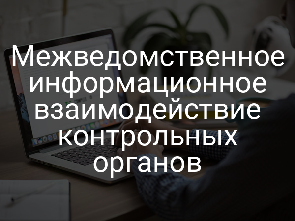 Межведомственное информационное взаимодействие контрольных органов