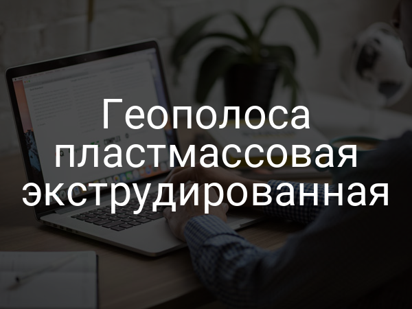 Геополоса пластмассовая экструдированная