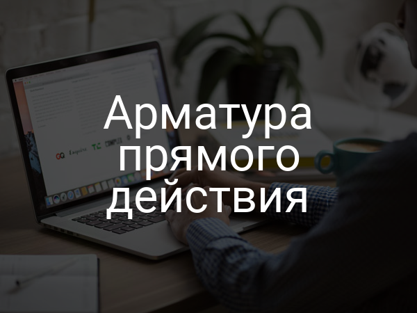 Арматура прямого действия