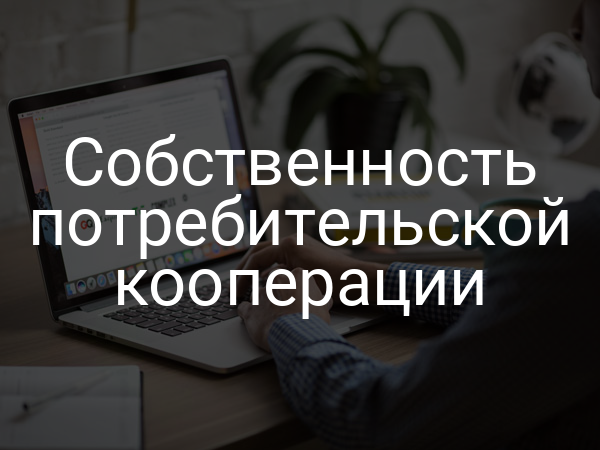 Собственность потребительской кооперации