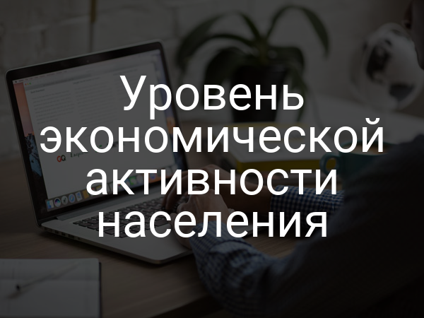 Уровень экономической активности населения