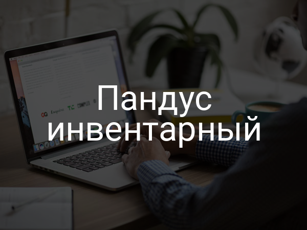 Пандус инвентарный
