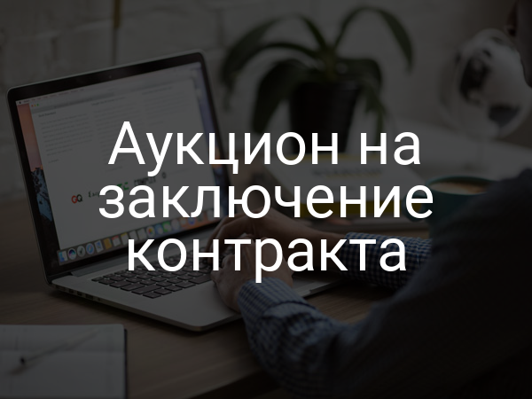 Аукцион на заключение контракта