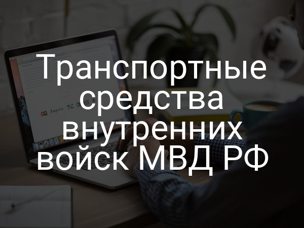 Транспортные средства внутренних войск МВД РФ