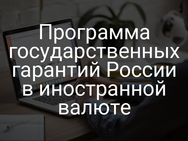 Программа государственных гарантий России в иностранной валюте