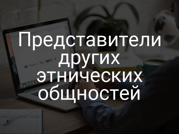 Представители других этнических общностей